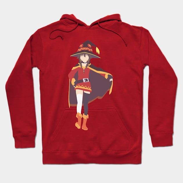 Megumin Minimalist Hoodie by ZeroKara